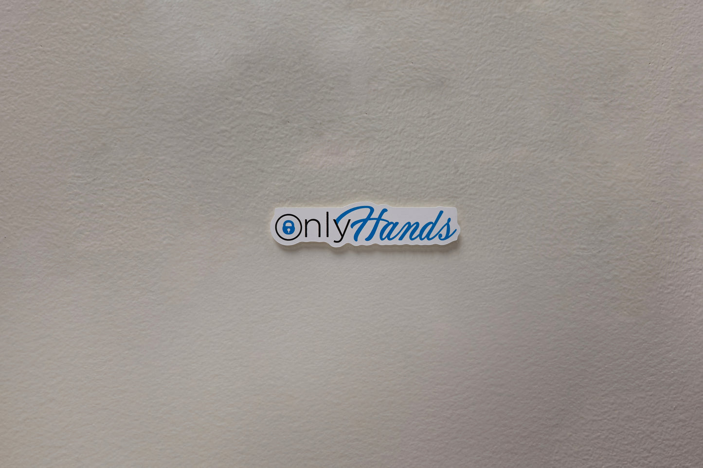 (S167) OnlyHands Decal / Sticker (Pack of 6)