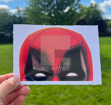 (S161) Deadpool Peeker - Decal / Sticker