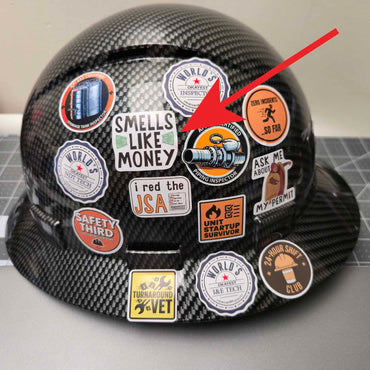 (S178) Smells Like Money Decal / Sticker (Pack of 6)