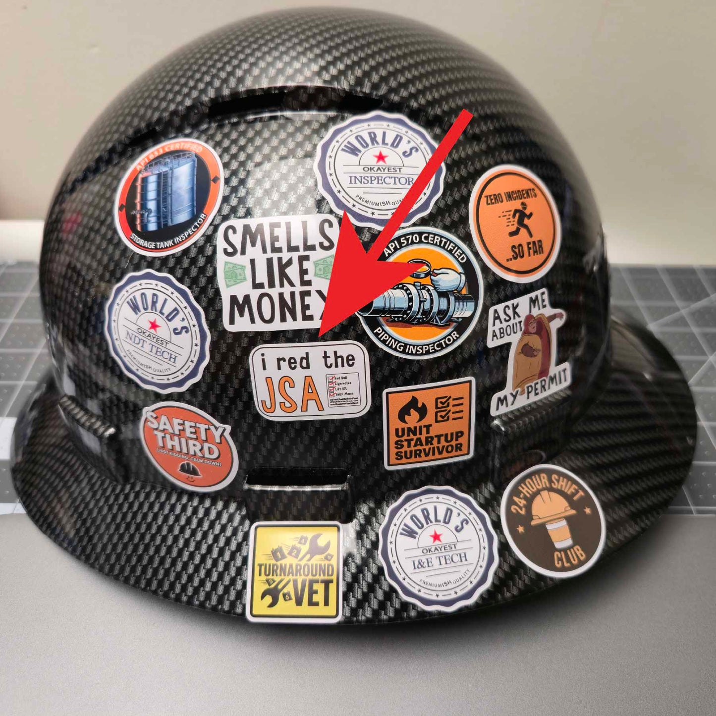 (S180) I Red The JSA Decal / Sticker (Pack of 6)