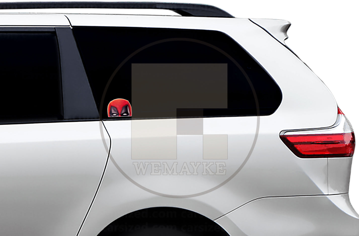 (S161) Deadpool Peeker - Decal / Sticker