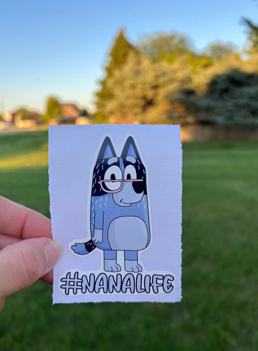 (B36) #Nanalife - Dog Family Decal / Sticker
