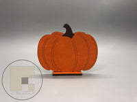 Fall Halloween Self Standing Mini Pumpkin