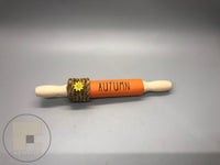 Fall Halloween 7" Mini Rolling Pin - Autumn Sunflower