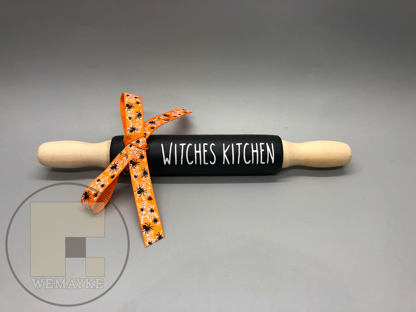 Fall Halloween 7" Mini Rolling Pin - Witches Kitchen