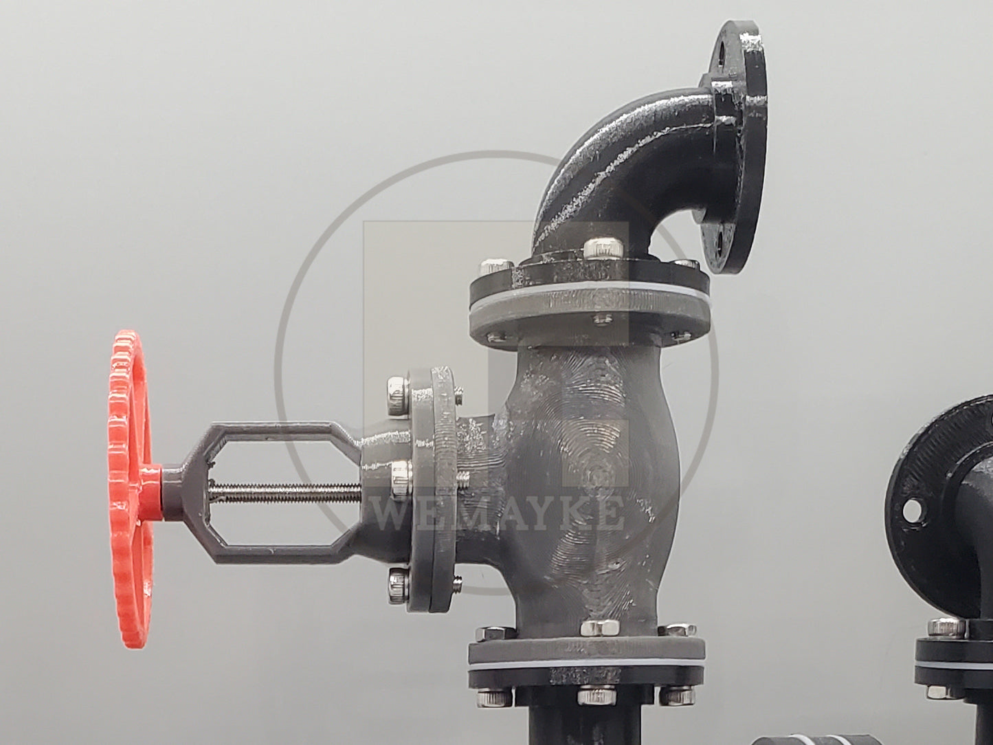 "8" Inch 3d Printed Globe Valve Model (W-GV-08)