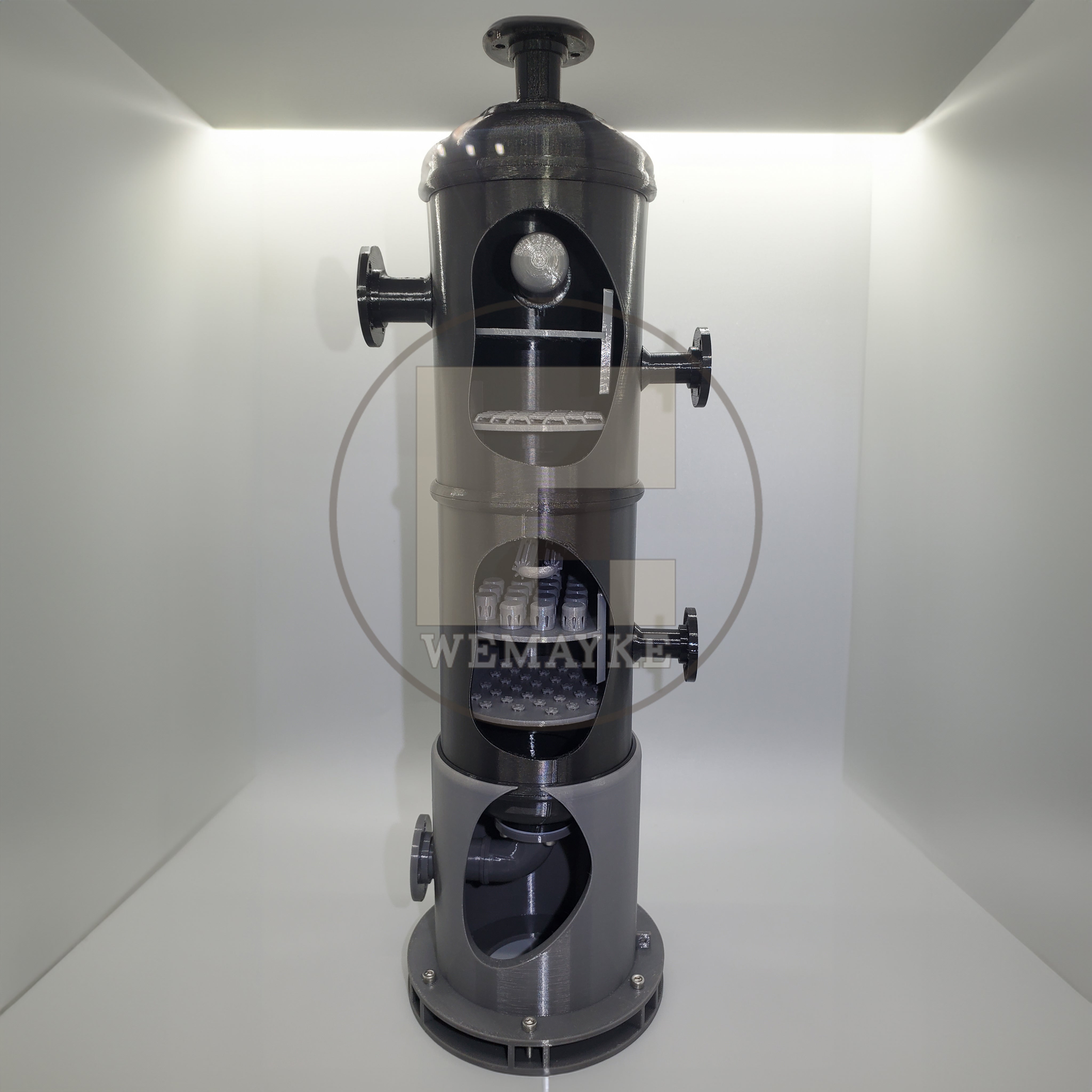 3d Printed Process Column Model (W-STRC-01) – Wemayke