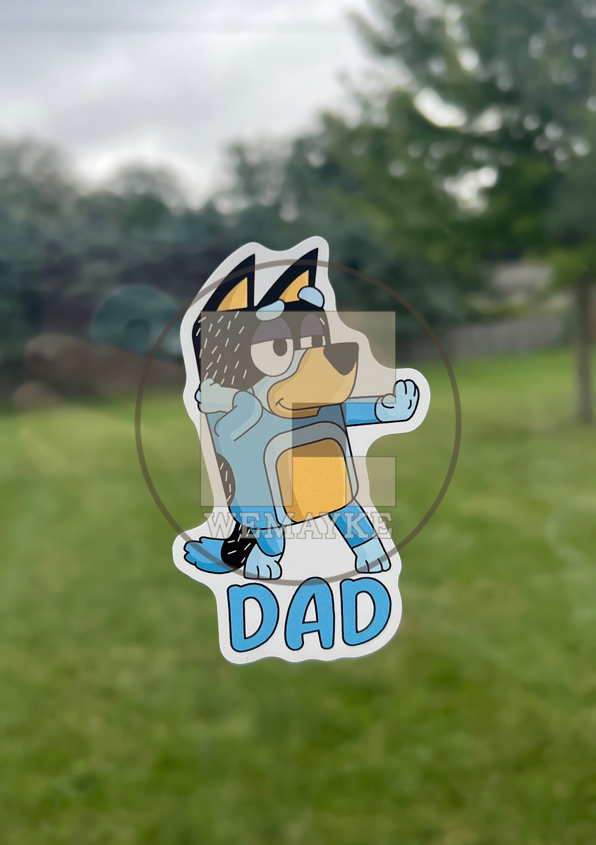 (B35) Dad - Dog Family Decal / Sticker