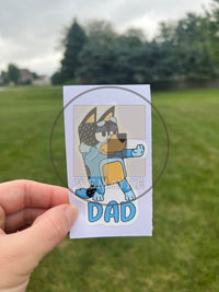 (B35) Dad - Dog Family Decal / Sticker