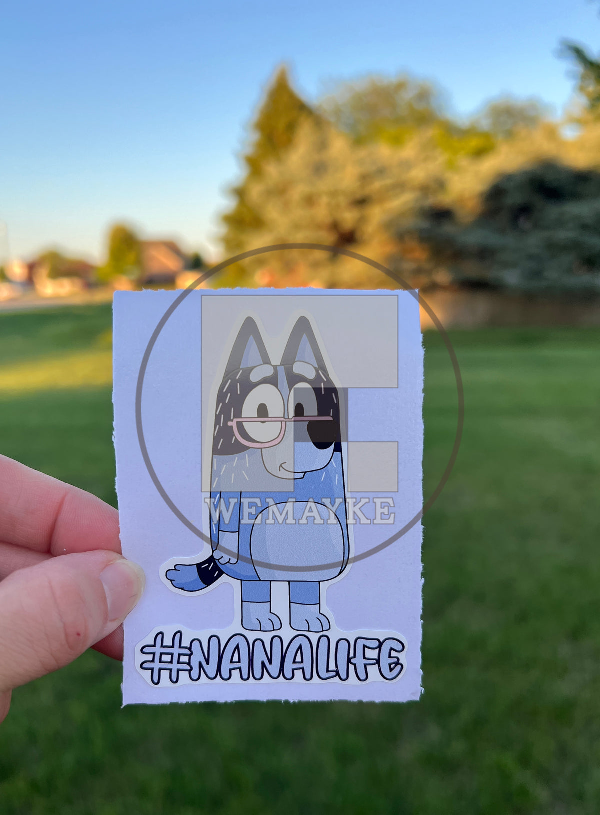 (B36) #Nanalife - Dog Family Decal / Sticker