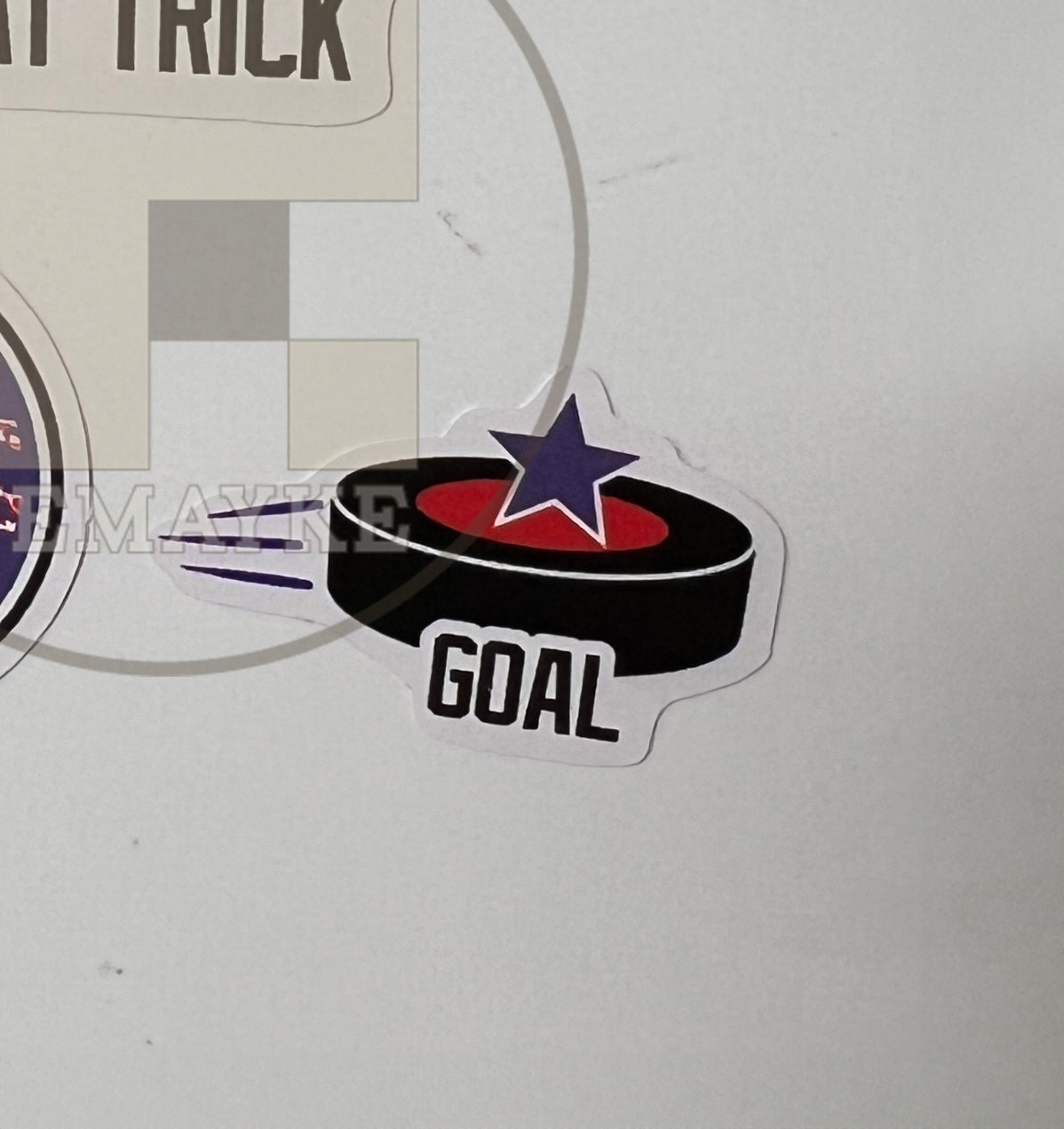 Youth Hockey Helmet Award Stickers - Goal, Hat Trick, or Shutout - Pack of 20