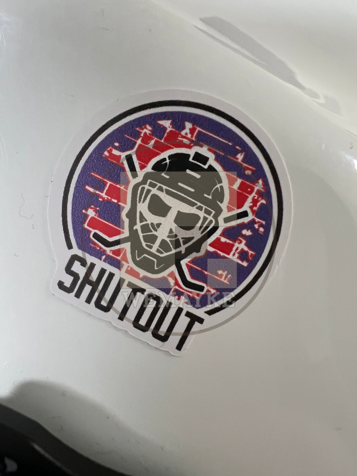 Youth Hockey Helmet Award Stickers - Goal, Hat Trick, or Shutout - Pack of 20