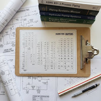 Clipboard Isometric Drawing - Piping Symbols Decal