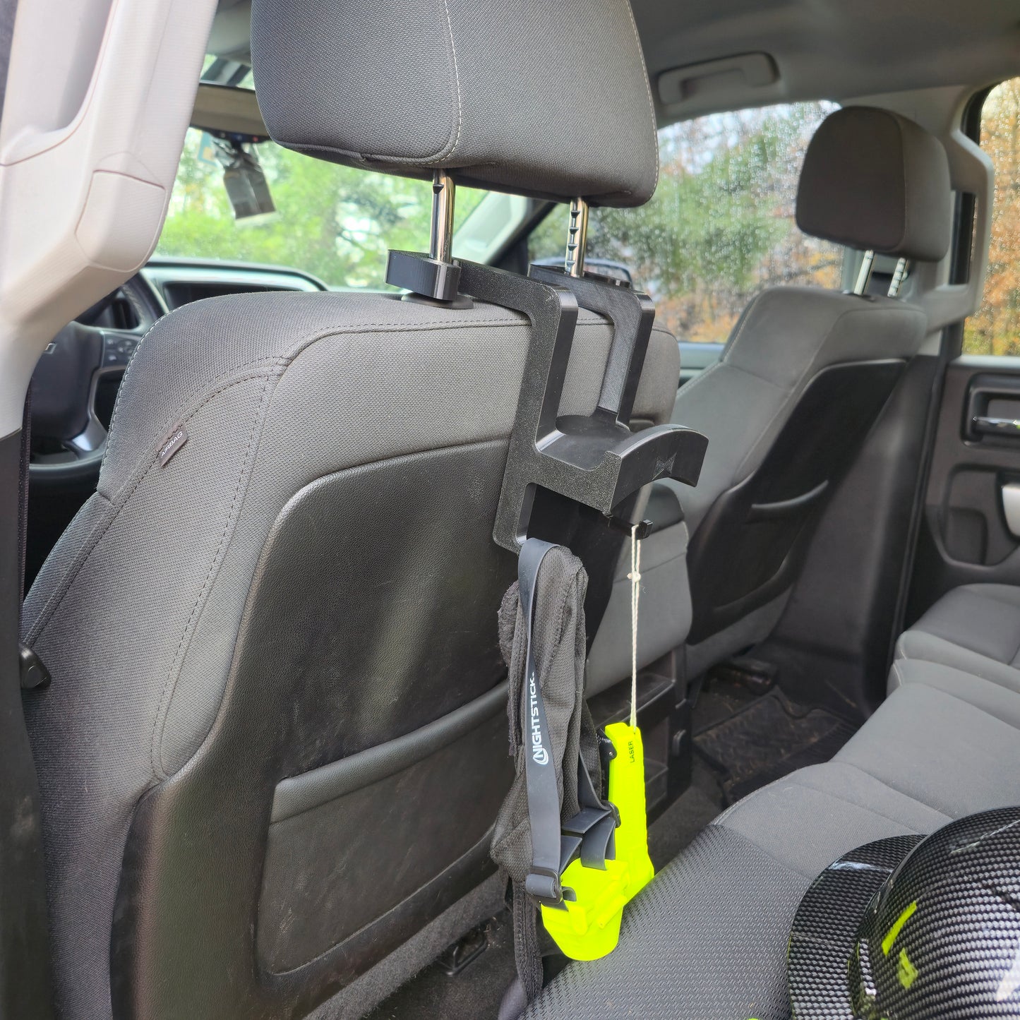 3d Printed Headrest Hard Hat Holder (W-HH-01)