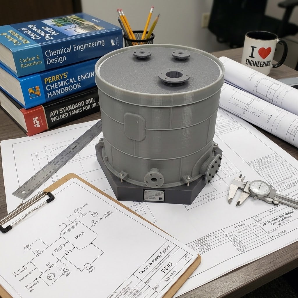 3d Printed Aboveground Storage Tank (W-AGST-01)