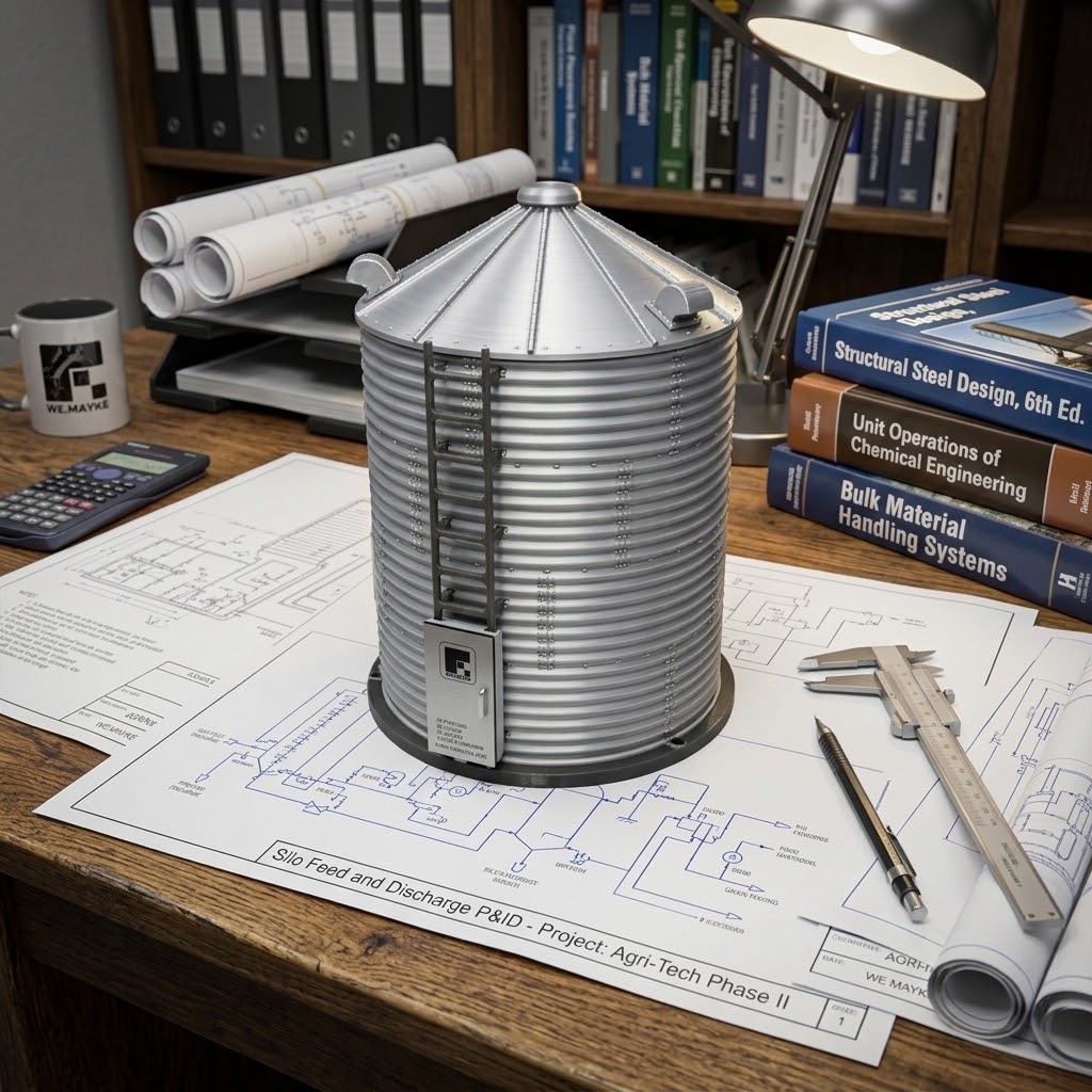 3d Printed Grain Bin (W-GB-01)