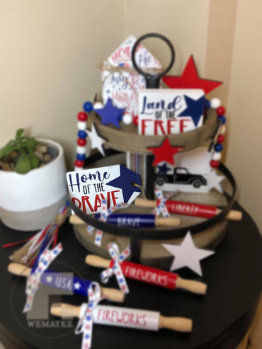 Patriotic Tag - Home of the Brave