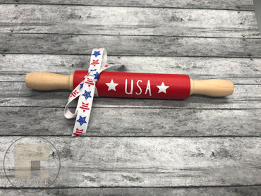 Patriotic 7" Mini Rolling Pin