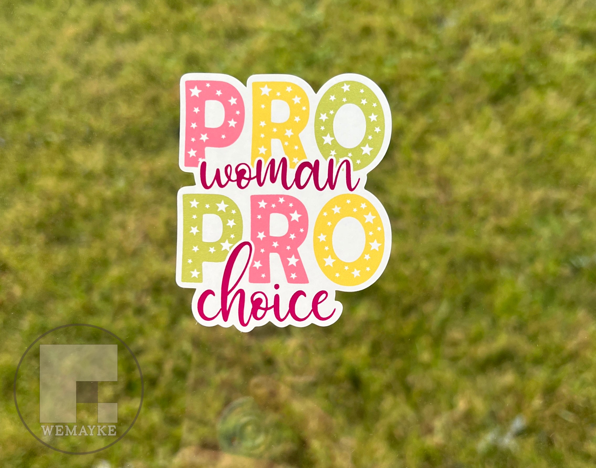 (S50) Pro Women Pro Choice - Decal / Sticker