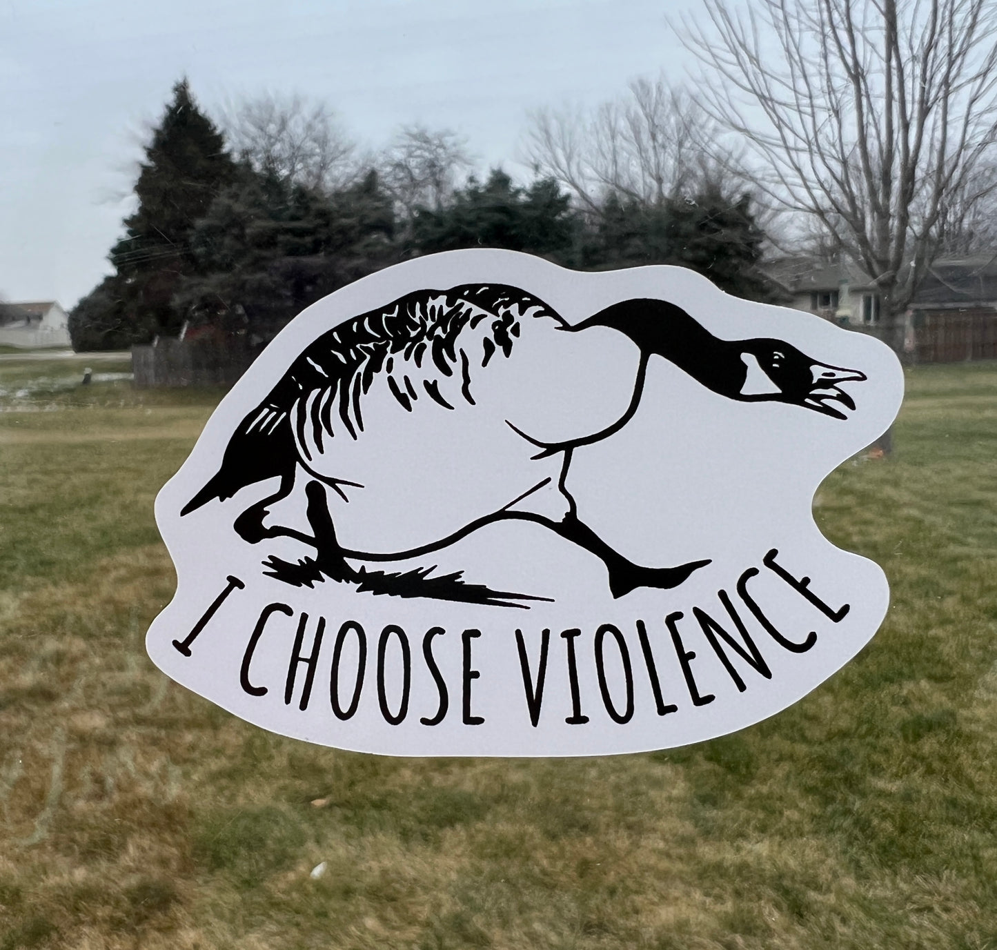 (S94) I Choose Violence Decal / Sticker