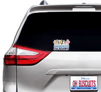 (B12) Grandkids on Board - Dog Family Decal / Sticker