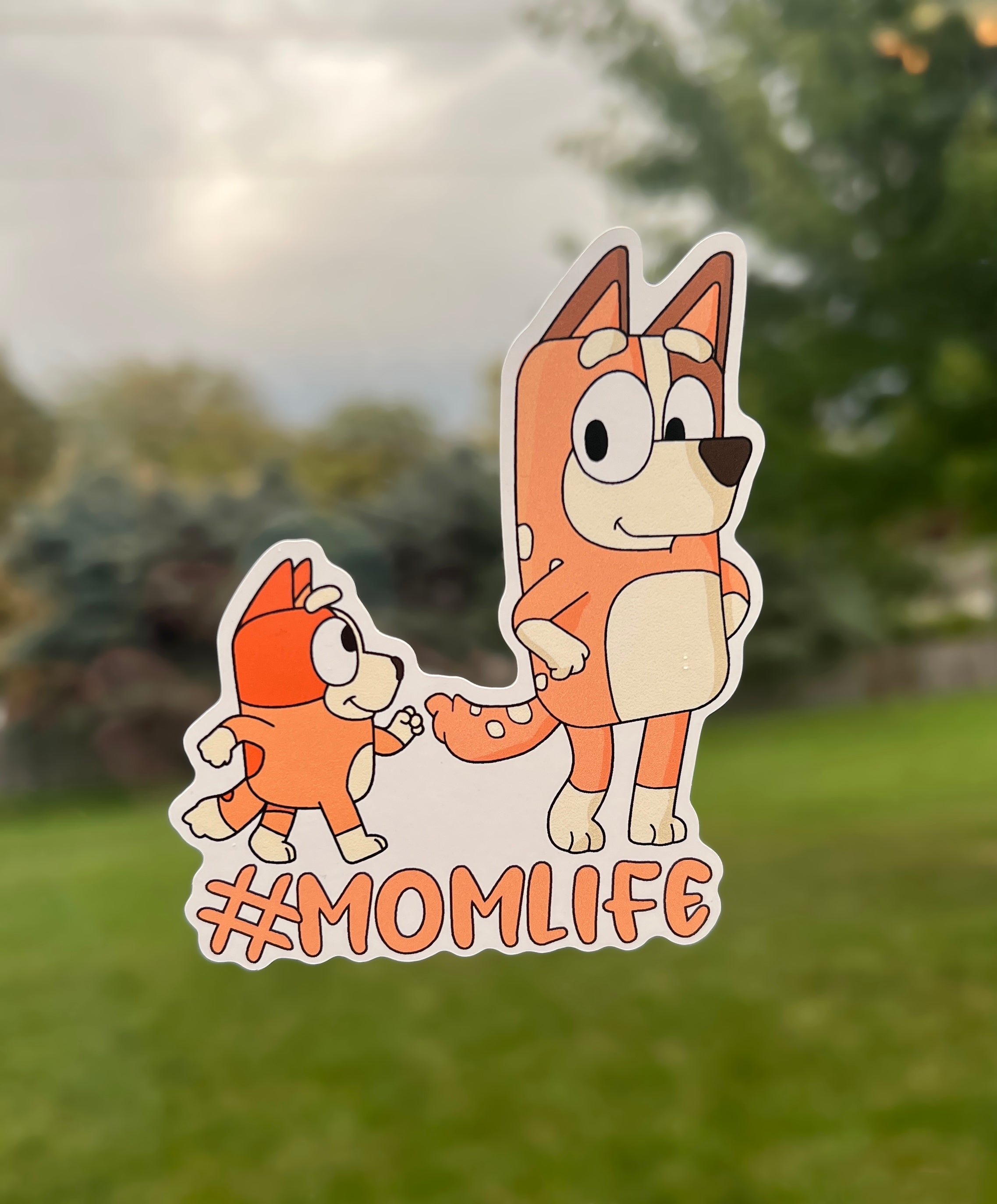 (B33) Momlife of 1 - Dog Family Decal / Sticker