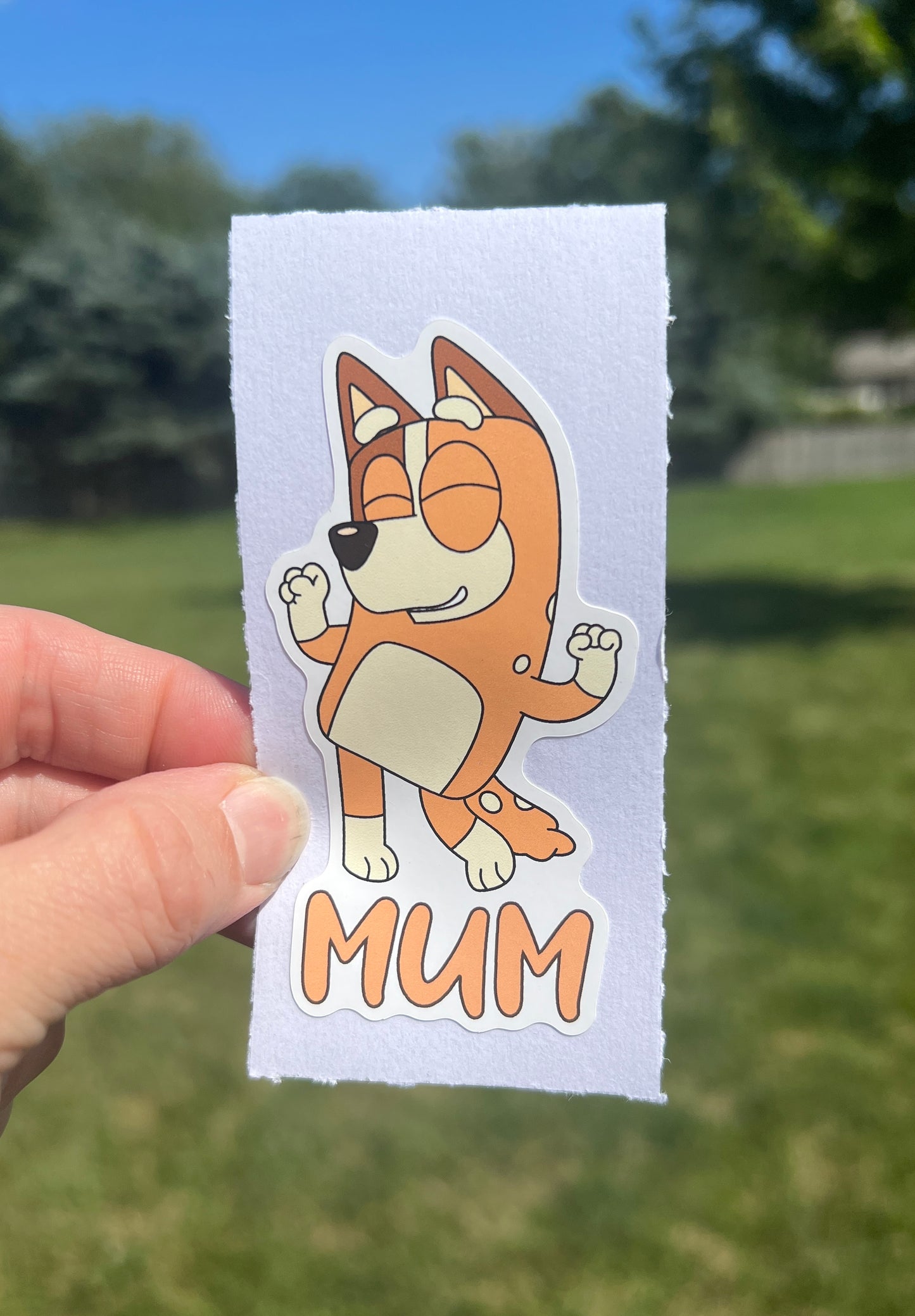 (B34) Mum - Dog Family Decal / Sticker