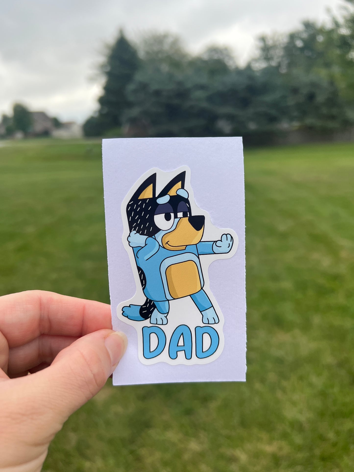 (B35) Dad - Dog Family Decal / Sticker