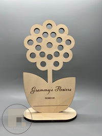 Laser Cut Spring Wooden Flower