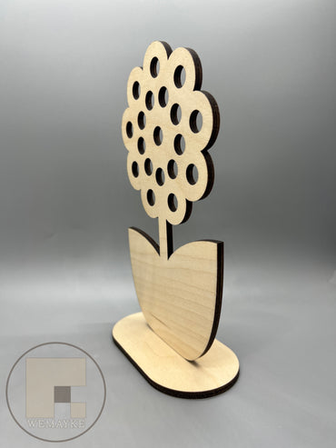 Laser Cut Spring Wooden Flower