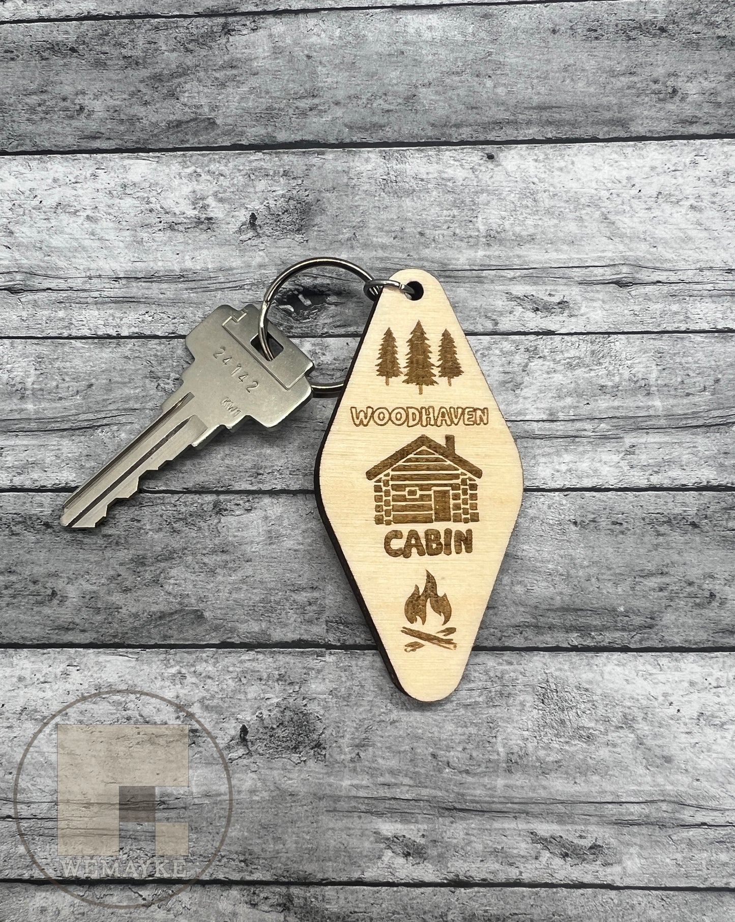 Woodhaven Keychain