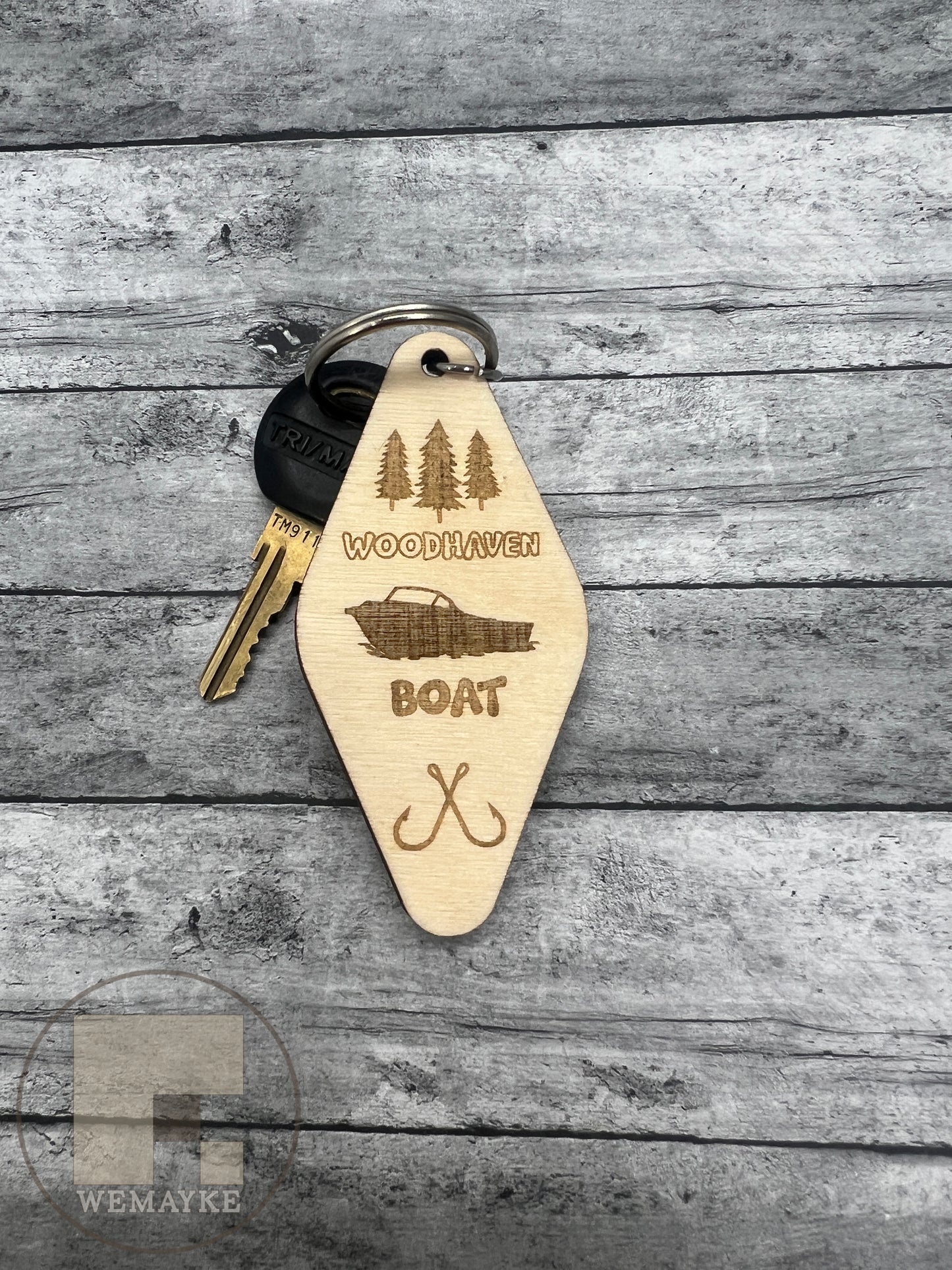 Woodhaven Keychain