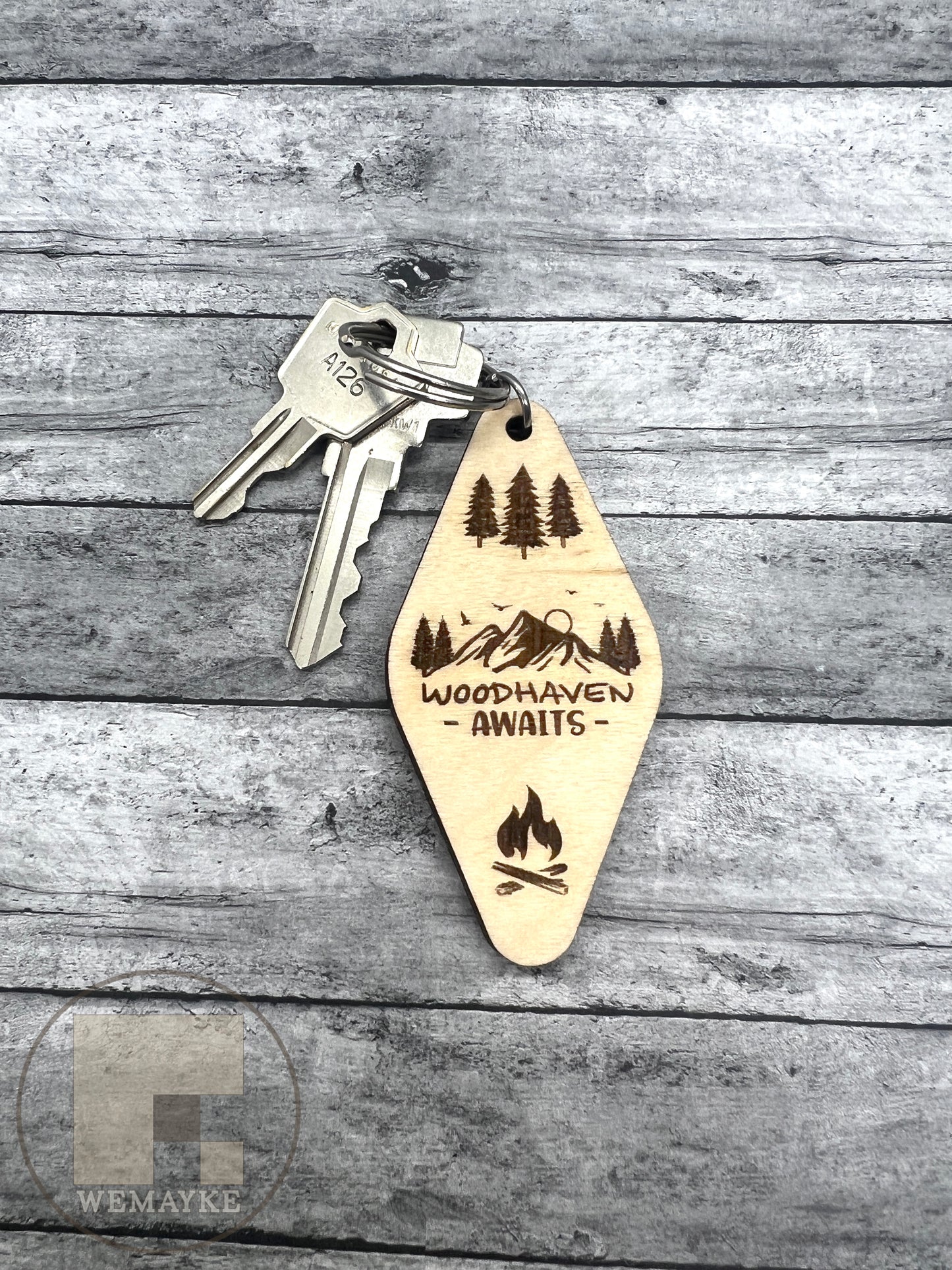 Woodhaven Keychain