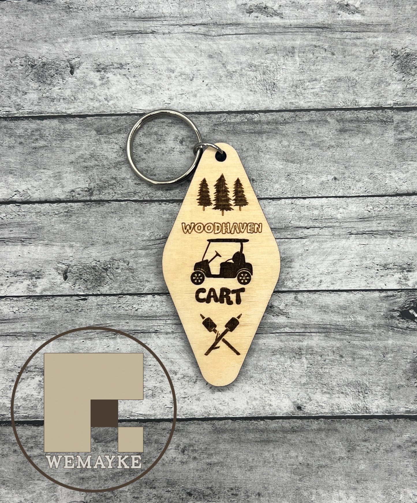 Woodhaven Keychain