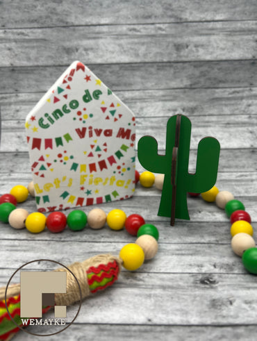 Cinco De Mayo Self-Standing Mini Cactus