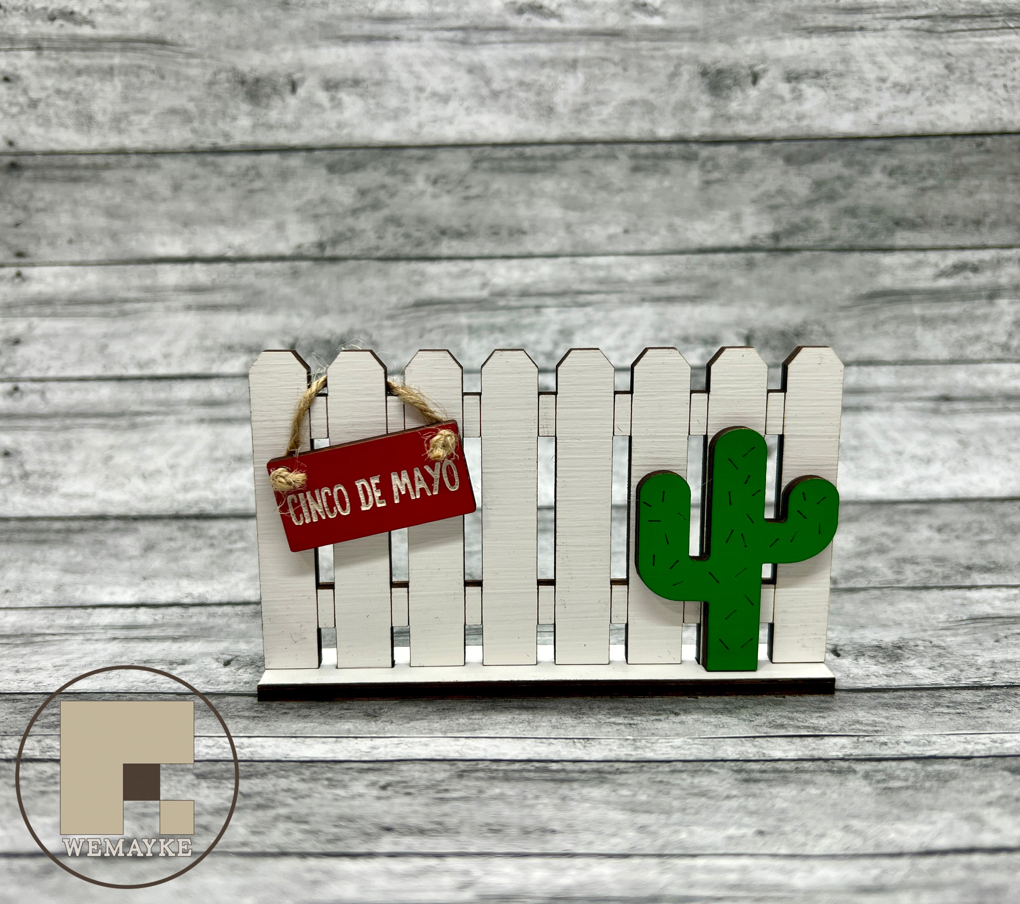 Cinco De Mayo Mini Picket Fence