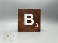3.5" x 3.5" Hanging Scrabble Wall Tiles