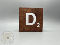3.5" x 3.5" Hanging Scrabble Wall Tiles