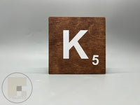 3.5" x 3.5" Hanging Scrabble Wall Tiles
