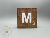 3.5" x 3.5" Hanging Scrabble Wall Tiles