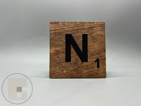 3.5" x 3.5" Hanging Scrabble Wall Tiles
