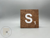 3.5" x 3.5" Hanging Scrabble Wall Tiles