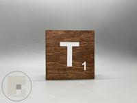 3.5" x 3.5" Hanging Scrabble Wall Tiles
