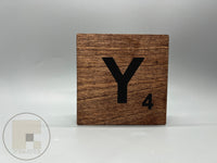 3.5" x 3.5" Hanging Scrabble Wall Tiles