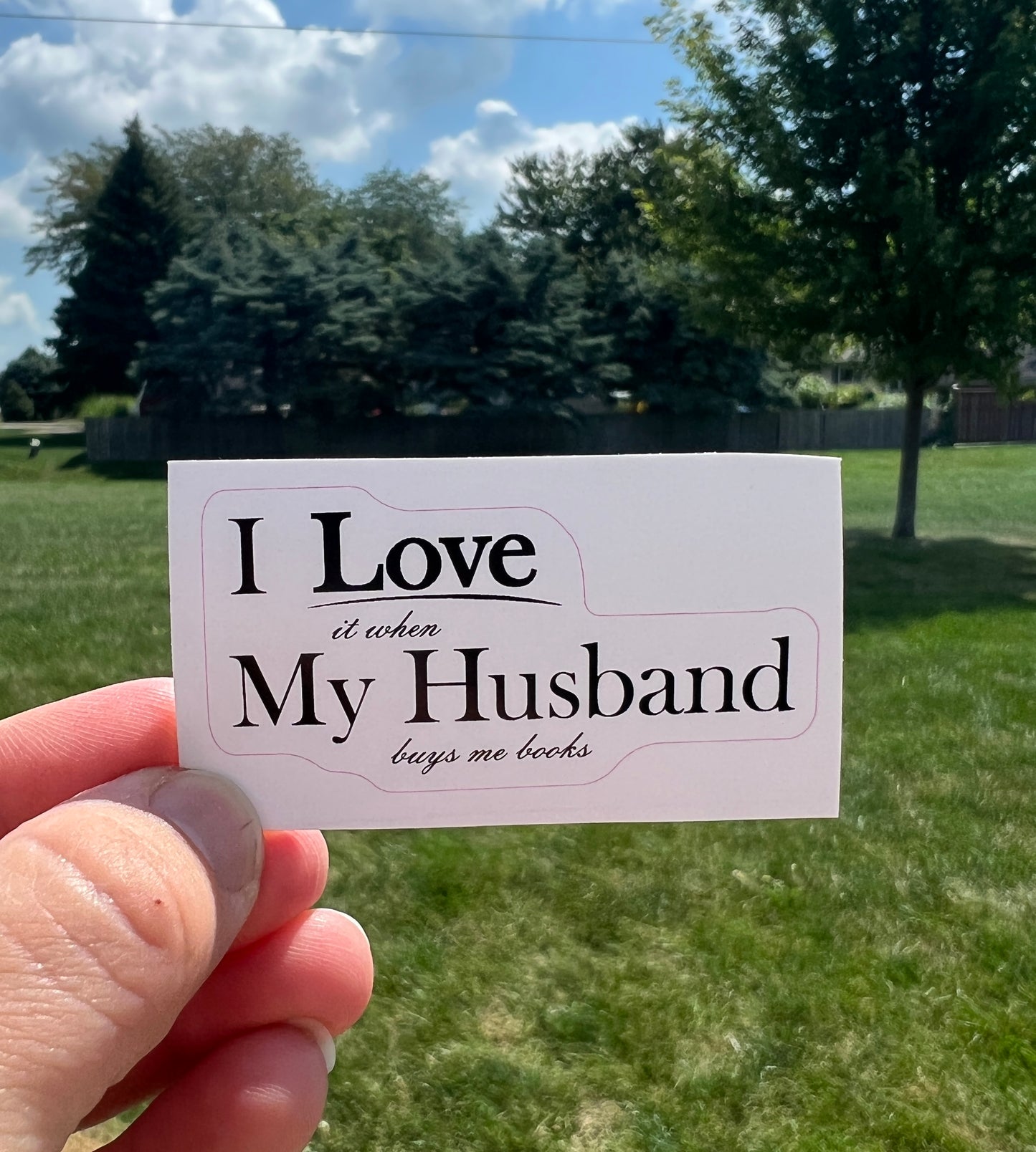 (S48) I Love My Husband - Decal / Sticker